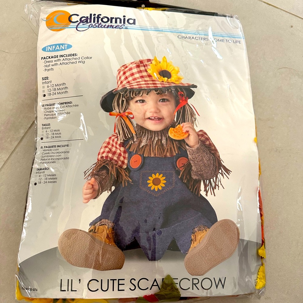 NEW NEW scarecrow baby costume